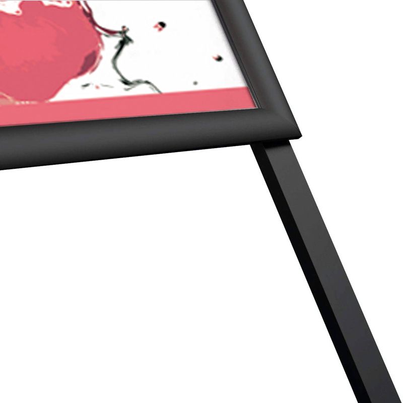 Plakatständer A-Board black, Detail